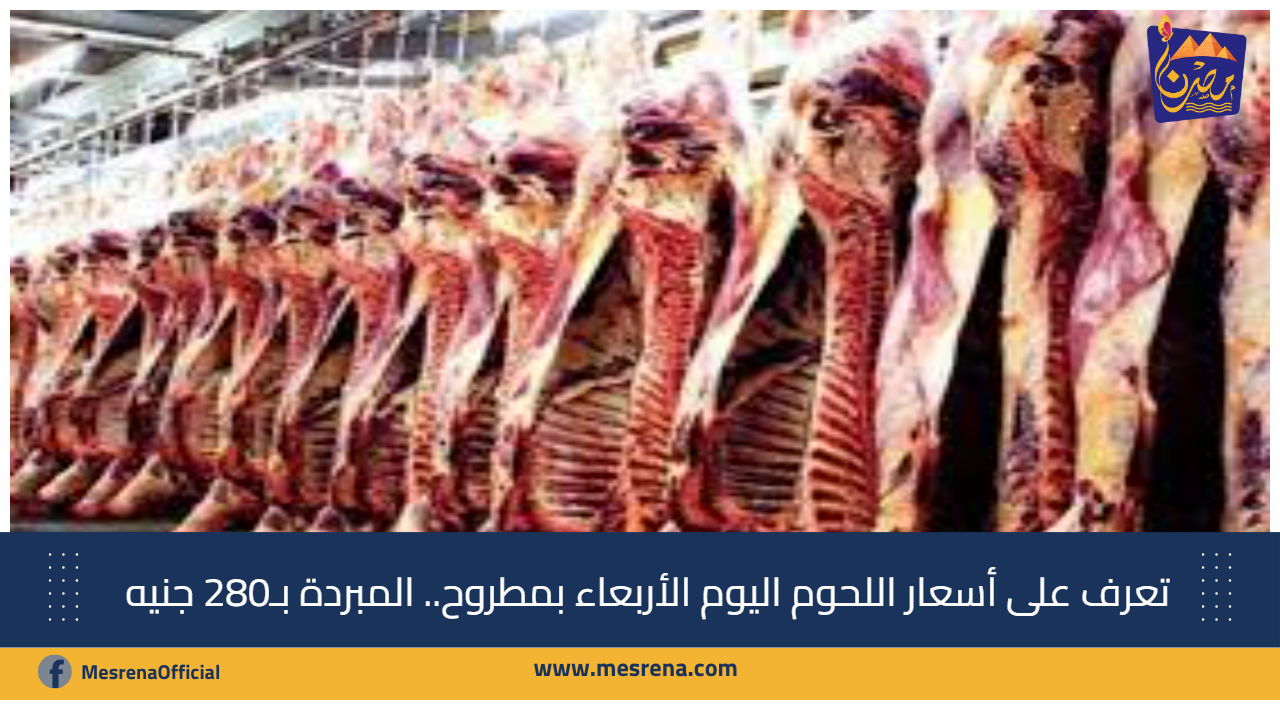 تعرف على أسعار اللحوم اليوم الأربعاء بمطروح.. المبردة بـ280 جنيه